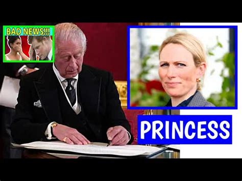 King Charles Contemplates Elevating Zara Tindall To Princess History