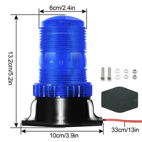 Snapklik Etzone Led Forklift Lights Blue Emergency Beacon