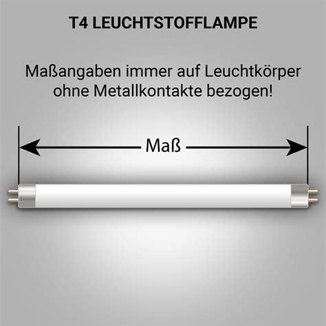 T4 Leuchtstofflampe 16 Watt 454 mm 4100 K Neutralweiß