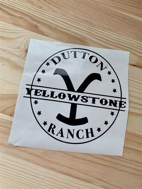 Yellowstone Decal Sticker Dutton Ranch Etsy