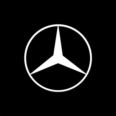 Mercedes Benz Logo White