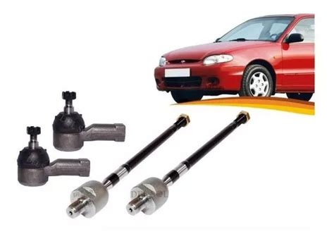 Brazo Axial Para Hyundai Accent Terminales Set Cuotas Sin