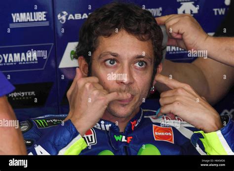 Kuala Lumpur Malaysia October 30 Valentino Rossi Of Italy And