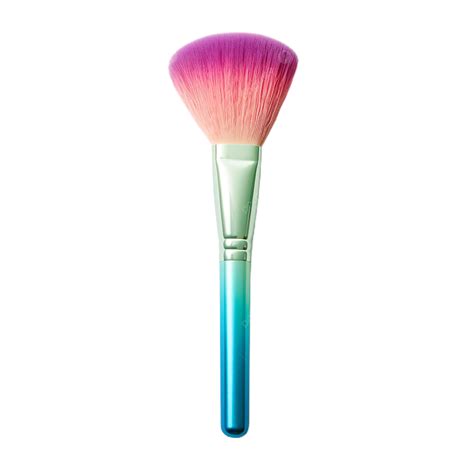 Rainbow Ombre Powder Brush Cute Makeup Brush Transparent Png