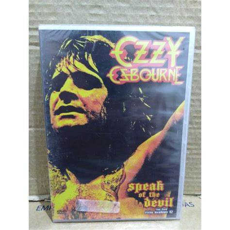 Dvd Ozzy Osbourne Speak Of The Devil Live From Irvine Meadows 1982