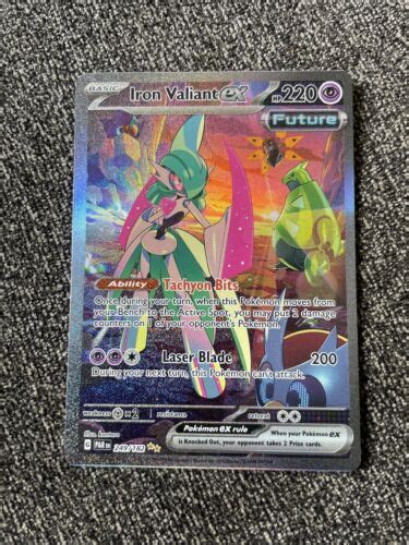 Pokémon Tcg Iron Valiant Ex Paradox Rift 249182 Holo Special