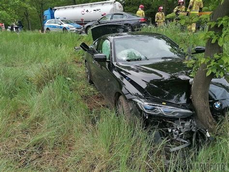 Groźny wypadek na drodze krajowej 46 Na miejscu lądował śmigłowiec LPR