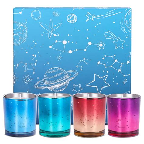 Holiday Fragrance Body Earth & Love Scented Candle Gift Set, 4 Pack Soy ...