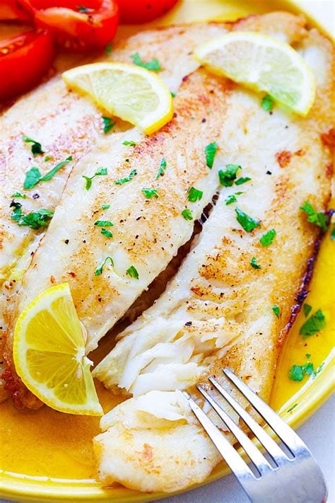 Lemon Butter Swai Fish Pan Fried Fish Recipe Rasa Malaysia