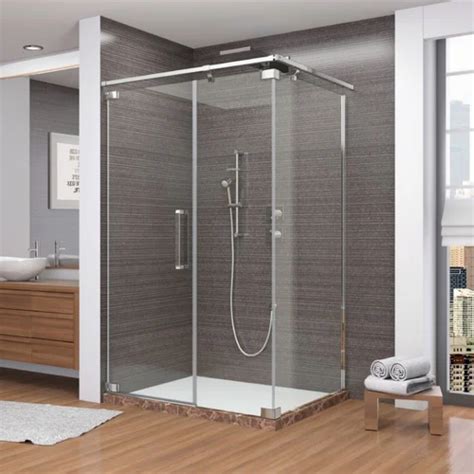 Hinged Jaquar Shower Enclosure Ritz Collection Square Toughened Glass