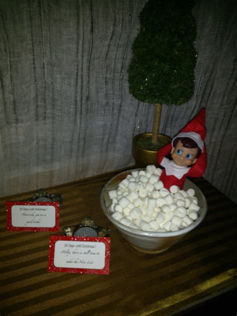 Elf In A Hot Tub Of Mini Marshmallows