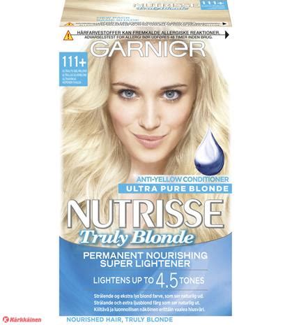 Garnier Nutrisse Truly Blond Ultra Light Silver Blonde 111 Hinta 9 80