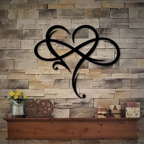 Infinity Heart Wall Decor Etsy