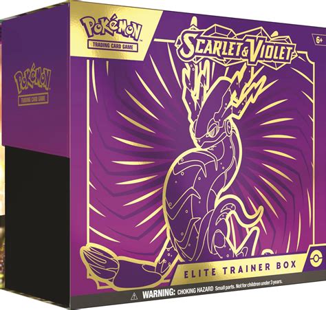 Pokemon Sv1 Scarlet And Violet Elite Trainer Box Miraidon Violet Pokémon Poromagia