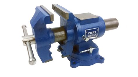 Yost Vises 750 E Medium Duty Rotating Vise Blue Amazonca Industrial