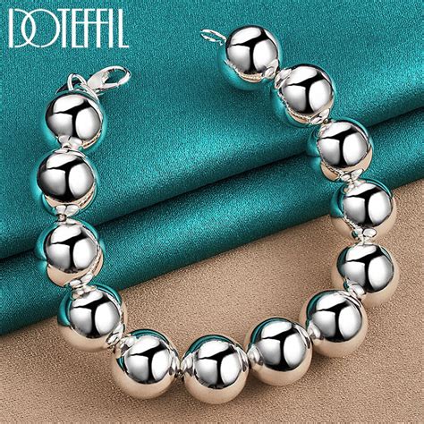 DOTEFFIL Bracelet Cha Ne En Argent Sterling 925 Pour Femme Et Homme