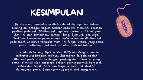 Struktur Dan Fungsi Dinding Sel Silia Dan Flagel Kelompok 1pdf