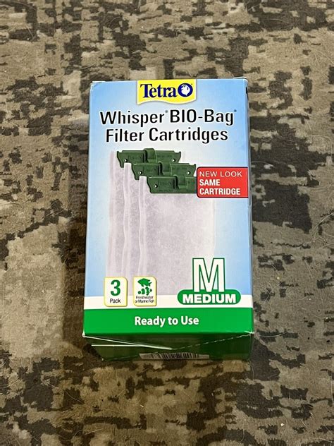 Tetra Whisper Bio Bag Cartridge Medium 3 Pk Brand New Free Shipping