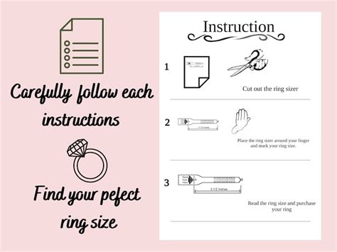 Ring Size Chart Printable Ring Sizer Conversion De Taille De Bague International Ring Size ...