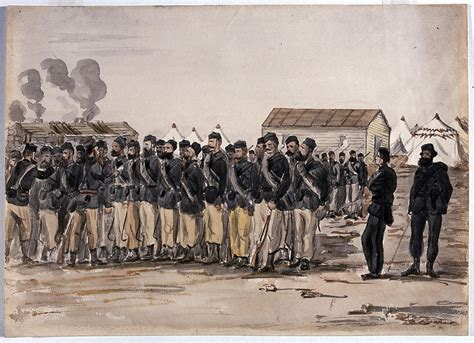 Rifle Brigade Parading In The Crimea 1855 Online Collection