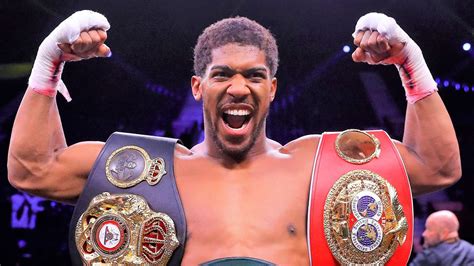 Anthony Joshua Fight British World Heavyweight Champions Tyson Fury