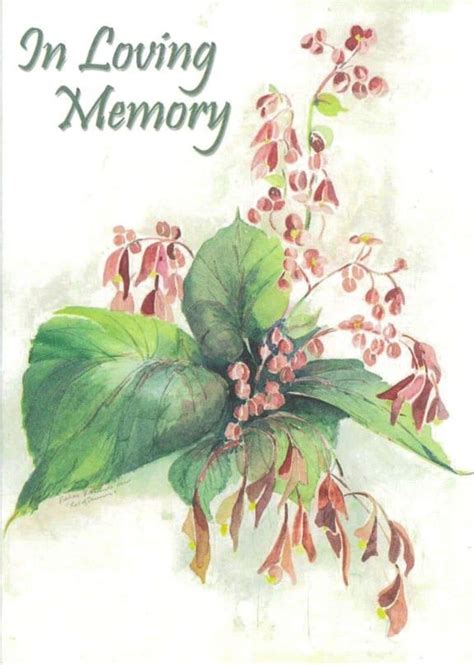 In Loving Memory Sympathy Mass Card The Augustinians