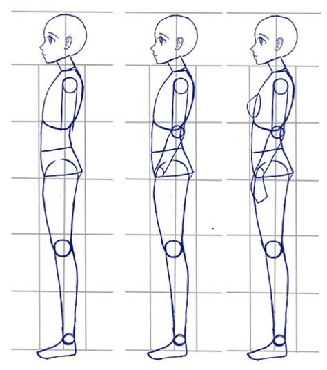 Side Profile Full Body Drawing Drawing Word Searches
