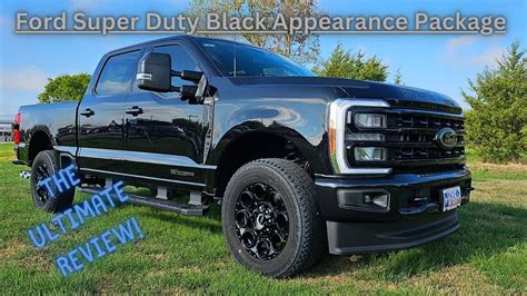 Ford Super Duty Black Appearance Package Really Worth The Upgrade