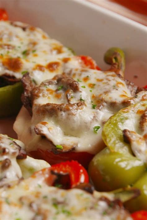 Philly Cheesesteak Stuffed Peppers Are Perfect For The Nights You Re