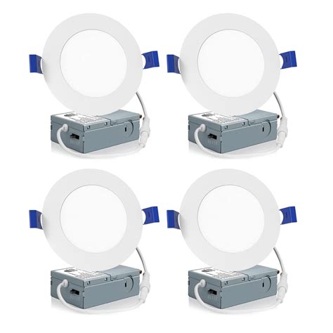 Buy Meconard 4 Pack 4 Inch LED Recessed Ceiling Light With Junction Box