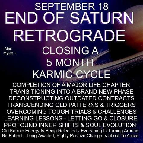 Over This Past Week As Saturn Retrograde Was Coming To A Close And The