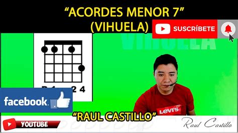 ACORDES MENOR 7 VIHUELA YouTube