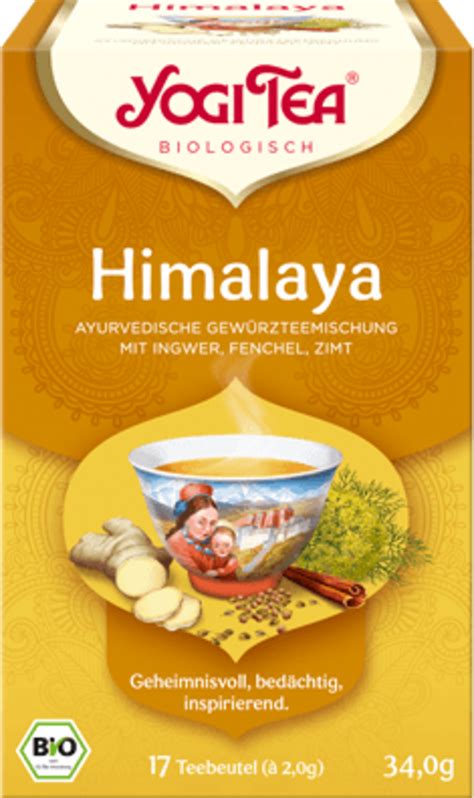 Yogi Tea Infusion Himalaya Chai Bio G Boutique En Ligne Ecco Verde