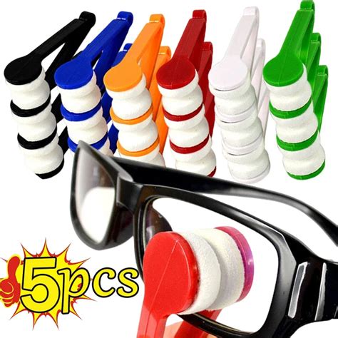 5pcs New Creativity Multifunctional Glasses Cleaning Rub Eyeglass Sunglasses Spectacles