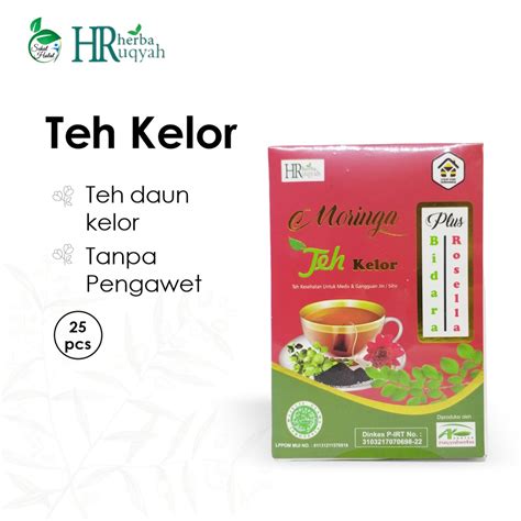 Jual Teh Celup Daun Kelor Isi 25 Minuman Herbal Sehari Hari Obat