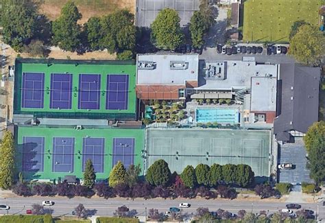 Vancouver Lawn Tennis Badminton Club Tennis Courts Map Directory