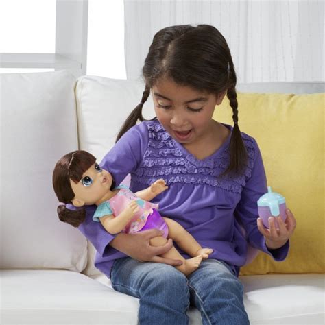 Baby Alive Twinkles N Tinkles Brunette Doll Interactive Speaks English Spanish Gift To Gadget