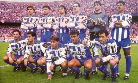 Deportivo de La Coruña 1994 1995 De izquierda a derecha arriba