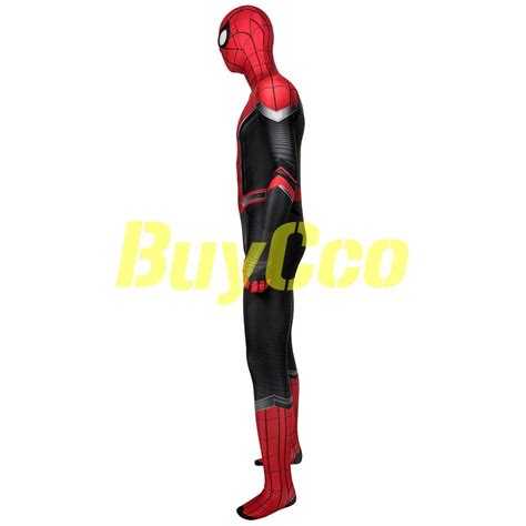 Spider-man Suit Far From Home Black and Red Spider Cosplay Suit