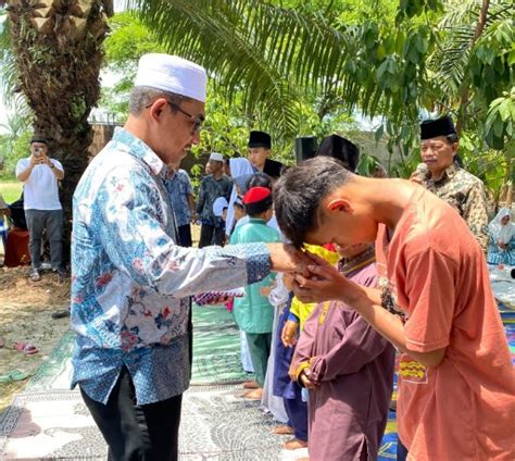 Perkuat Ikatan Persaudaraan Keluarga Haji Harun Gelar Halal Bi Halal