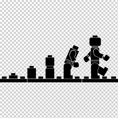 прогулочная игрушка Лего, рисунок на стене Наклейка LEGO, эволюция ...