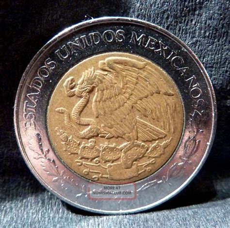 Mexico 1 Nuevo Peso 1995 Mo Bi Metallic Km 550