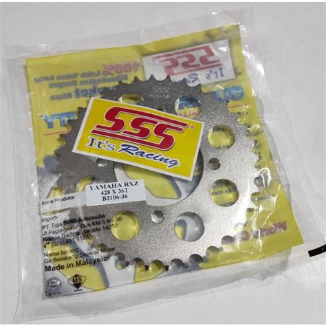 Jual Gear Belakang SSS 428 RX King RXZ Jupiter Z Old MX Crypton Vega R