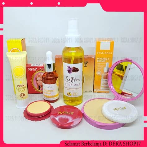 Jual DERA SHOP Paket Kelly Kosmetik Lengkap 5in1 Serum Hanasui