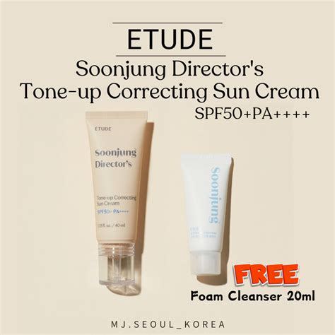 Etude Soonjung S Director S Tone Up Correcting Sun Cream Ml Spf Pa