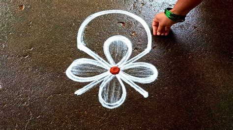 Puratasi Madham Sangu Poo Kolam Dot Navaratri Kolam Vijaya Dasami