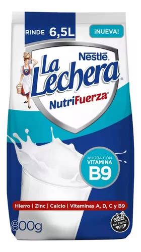 X8 La Lechera Nutrifuerza Leche En Polvo Pack X 800g Nestlé Envío gratis