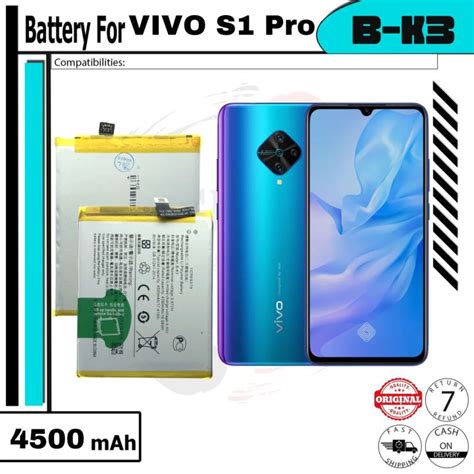 Vivo S1 Pro Battery Model B K3 4500mAh Lazada PH