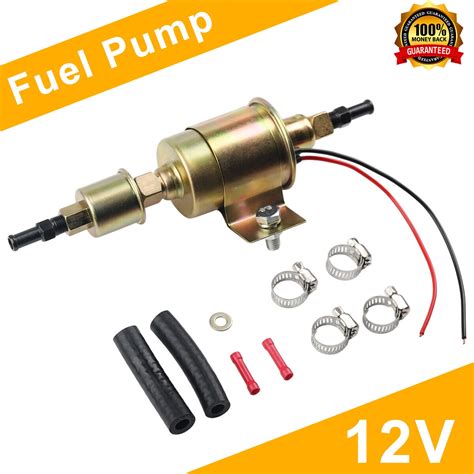 12v Universal Electric Fuel Pump Inline Low Pressure 5 9 Psi Gas Diesel E8012s Ebay