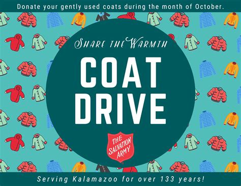 2021 Share The Warmth Coat Drive Kalamazoo Salvation Army